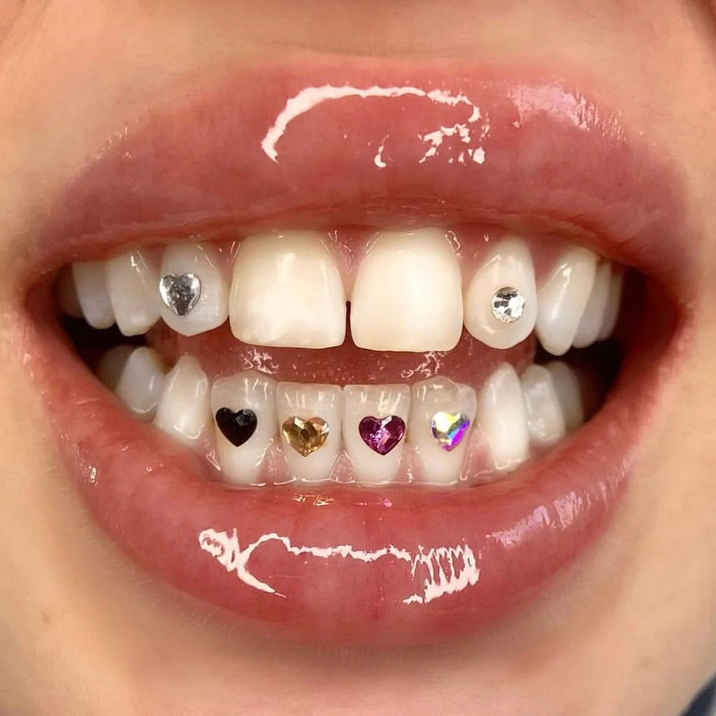 Gold Heart Gems